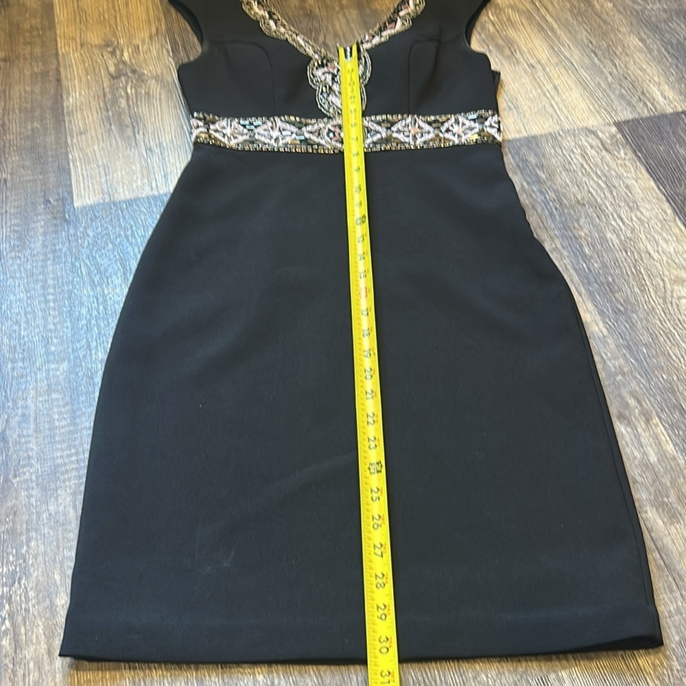Sue Wong Womens Slip Dress Vtg 90s Y2K Black Size 4 - Picture 12 of 17